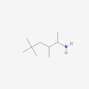 molecular formula C9H21N B2873448 3,5,5-Trimethylhexan-2-amine CAS No. 1851220-03-5