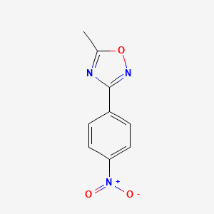5-Methyl-3-(4-nitrophenyl)-1,2,4-oxadiazole