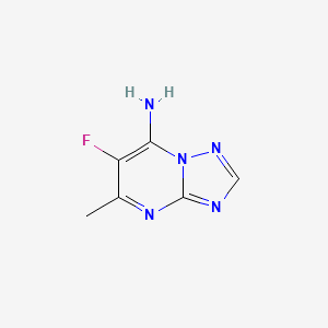 6-Fluoro-5-methyl-[1,2,4]triazolo[1,5-a]pyrimidin-7-amine