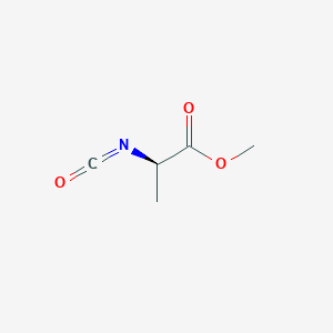 molecular formula C5H7NO3 B2873559 methyl (2R)-2-isocyanatopropanoate CAS No. 30293-81-3