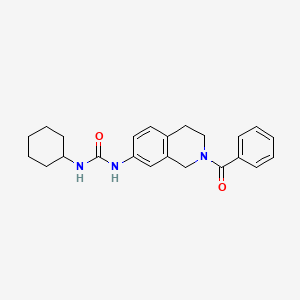 1-(2-Benzoyl-1,2,3,4-tetrahydroisoquinolin-7-yl)-3-cyclohexylurea