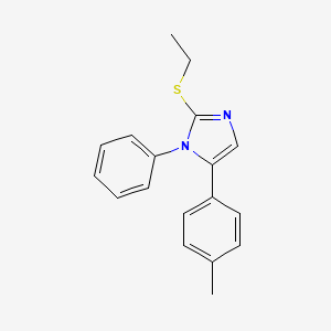 2-(ethylthio)-1-phenyl-5-(p-tolyl)-1H-imidazole