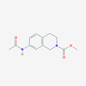 methyl 7-acetamido-3,4-dihydroisoquinoline-2(1H)-carboxylate