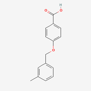 molecular formula C15H14O3 B2873619 4-[(3-Methylbenzyl)oxy]benzoic acid CAS No. 860595-88-6