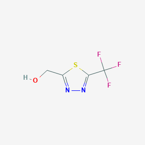 [5-(Trifluoromethyl)-1,3,4-thiadiazol-2-YL]methanol