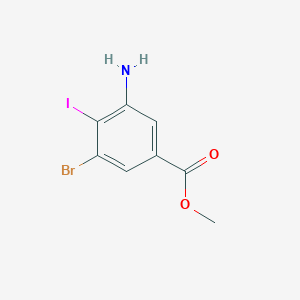 Methyl 3-amino-5-bromo-4-iodobenzoate