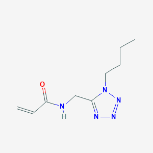 molecular formula C9H15N5O B2873681 N-[(1-butyl-1H-1,2,3,4-tetrazol-5-yl)methyl]prop-2-enamide CAS No. 2094822-62-3
