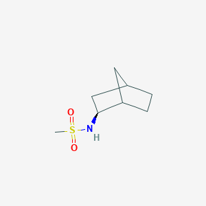 molecular formula C8H15NO2S B2873684 N-[(2S)-bicyclo[2.2.1]heptan-2-yl]methanesulfonamide CAS No. 1822334-01-9