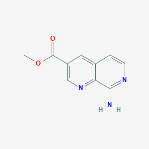 Methyl 8-amino-1,7-naphthyridine-3-carboxylate