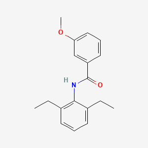 molecular formula C18H21NO2 B2873713 N-(2,6-diethylphenyl)-3-methoxybenzamide CAS No. 200116-54-7