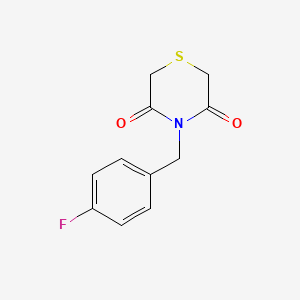 4-[(4-Fluorophenyl)methyl]thiomorpholine-3,5-dione