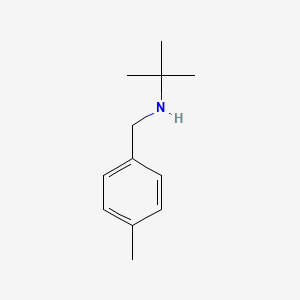 molecular formula C12H19N B2873749 tert-butyl[(4-methylphenyl)methyl]amine CAS No. 55980-45-5