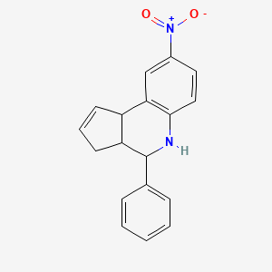 8-Nitro-4-phenyl-3a,4,5,9b-tetrahydro-3H-cyclopenta[c]quinoline