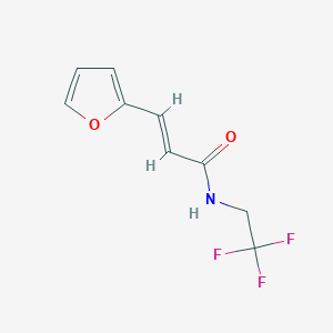 (E)-3-(furan-2-yl)-N-(2,2,2-trifluoroethyl)acrylamide