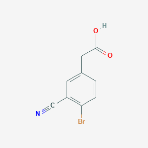 4-Bromo-3-cyanophenylacetic acid