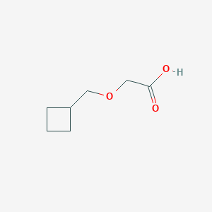 molecular formula C7H12O3 B2873866 Cyclobutylmethoxyacetic acid CAS No. 848666-52-4