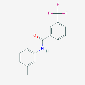 molecular formula C15H12F3NO B287393 N-(3-methylphenyl)-3-(trifluoromethyl)benzamide 