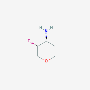 molecular formula C5H10FNO B2874021 (3R,4R)-3-fluorooxan-4-amine CAS No. 1631027-04-7