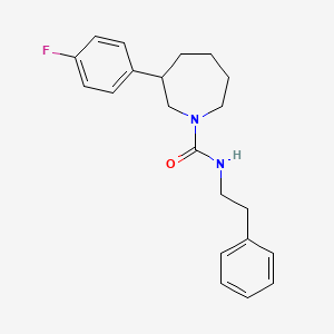 3-(4-fluorophenyl)-N-phenethylazepane-1-carboxamide