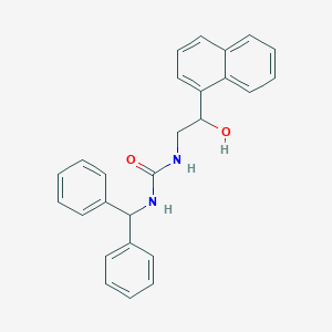 1-Benzhydryl-3-(2-hydroxy-2-(naphthalen-1-yl)ethyl)urea