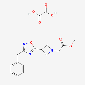 Methyl 2-(3-(3-benzyl-1,2,4-oxadiazol-5-yl)azetidin-1-yl)acetate oxalate