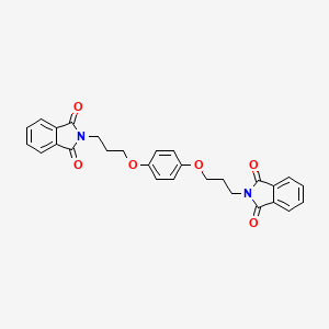 2-[3-[4-[3-(1,3-Dioxoisoindol-2-yl)propoxy]phenoxy]propyl]isoindole-1,3-dione