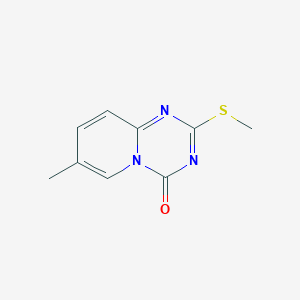 7-methyl-2-(methylsulfanyl)-4H-pyrido[1,2-a][1,3,5]triazin-4-one