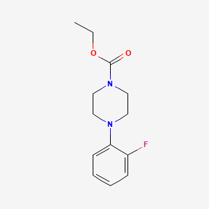 molecular formula C13H17FN2O2 B2874347 Ethyl 4-(2-fluorophenyl)piperazine-1-carboxylate CAS No. 140616-29-1