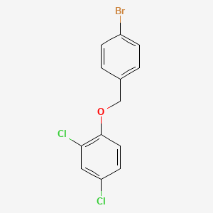 B2874372 4-Bromobenzyl-(2,4-dichlorophenyl)ether CAS No. 1271678-96-6