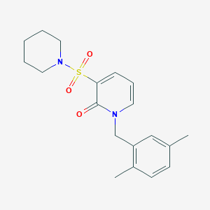 B2874403 1-(2,5-dimethylbenzyl)-3-(piperidin-1-ylsulfonyl)pyridin-2(1H)-one CAS No. 1251546-77-6