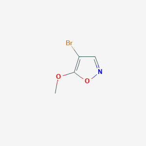 molecular formula C4H4BrNO2 B2874481 4-Bromo-5-methoxy-1,2-oxazole CAS No. 1782260-97-2