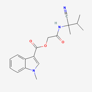 [(1-cyano-1,2-dimethylpropyl)carbamoyl]methyl 1-methyl-1H-indole-3-carboxylate