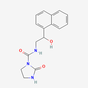 N-(2-hydroxy-2-(naphthalen-1-yl)ethyl)-2-oxoimidazolidine-1-carboxamide