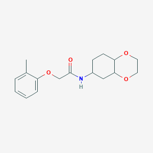 molecular formula C17H23NO4 B2874585 2-(2-methylphenoxy)-N-(octahydro-1,4-benzodioxin-6-yl)acetamide CAS No. 1902937-38-5