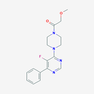 1-[4-(5-Fluoro-6-phenylpyrimidin-4-yl)piperazin-1-yl]-2-methoxyethanone