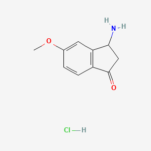 3-Amino-5-methoxyindan-1-one hydrochloride