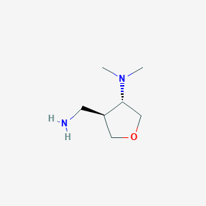 (3S,4S)-4-(Aminomethyl)-N,N-dimethyloxolan-3-amine