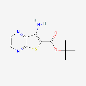 Tert-butyl 7-aminothieno[2,3-b]pyrazine-6-carboxylate
