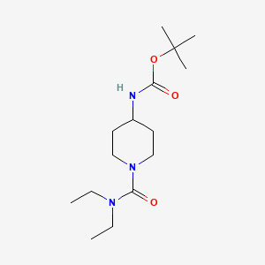 molecular formula C15H29N3O3 B2874814 tert-Butyl 1-(diethylcarbamoyl)piperidin-4-ylcarbamate CAS No. 1188506-06-0
