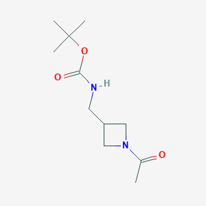 molecular formula C11H20N2O3 B2874870 Tert-butyl (1-acetylazetidin-3-yl)methylcarbamate CAS No. 1643806-29-4