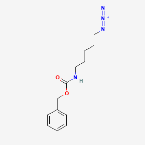molecular formula C13H18N4O2 B2874889 benzyl N-(5-azidopentyl)carbamate CAS No. 315203-49-7