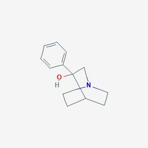 molecular formula C13H17NO B2875071 3-Phenylquinuclidin-3-ol CAS No. 42925-15-5
