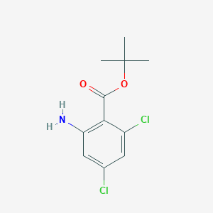 molecular formula C11H13Cl2NO2 B2875076 Tert-butyl 2-amino-4,6-dichlorobenzoate CAS No. 2248343-09-9