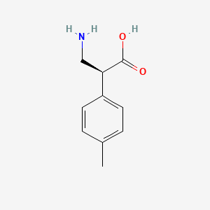 B2875110 (2S)-3-amino-2-(4-methylphenyl)propanoic acid CAS No. 1260684-80-7; 479065-00-4