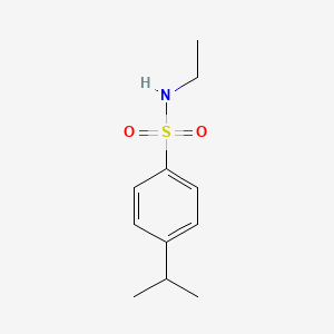 molecular formula C11H17NO2S B2875173 N-ETHYL-4-ISOPROPYLBENZENESULFONAMIDE CAS No. 875327-07-4