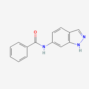 molecular formula C14H11N3O B2875218 N-(1H-indazol-6-yl)benzamide CAS No. 110327-54-3