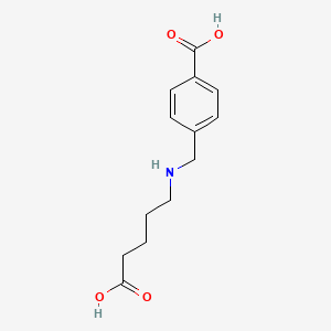 4-{[(4-Carboxybutyl)amino]methyl}benzoic acid