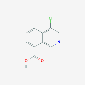 molecular formula C10H6ClNO2 B2875386 4-Chloroisoquinoline-8-carboxylic acid CAS No. 1823324-56-6