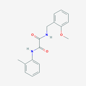 molecular formula C17H18N2O3 B2875457 N1-(2-methoxybenzyl)-N2-(o-tolyl)oxalamide CAS No. 404350-52-3