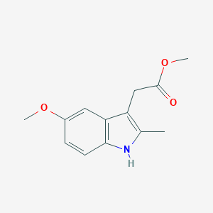 molecular formula C13H15NO3 B028755 2-(5-甲氧基-2-甲基-1H-吲哚-3-基)乙酸甲酯 CAS No. 7588-36-5